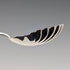 1873 British antique sterling silver tea caddy spoon 20.7g Josiah Williams